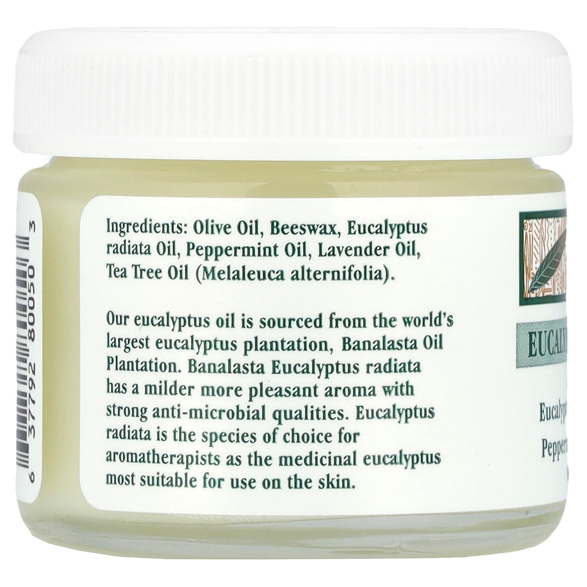 Tea Tree Therapy, Eucalyptus Chest Rub, 2 oz (57 g)