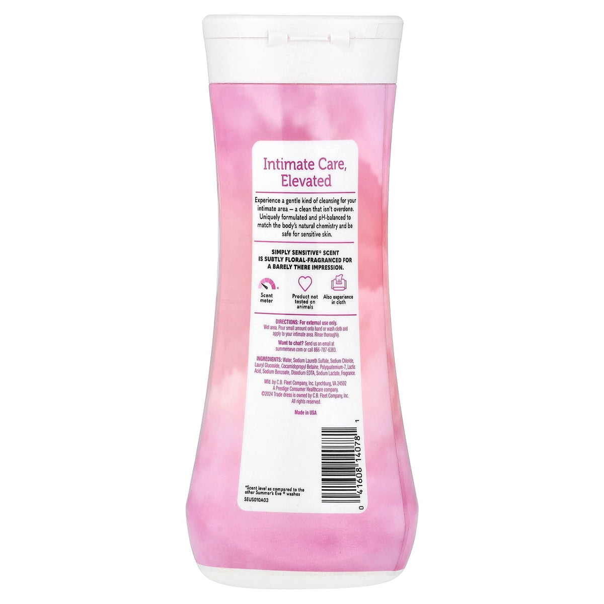 Summer's Eve, 7-in-1™ pH-Balanced Cleansing Wash, Simply Sensitive®, 15 fl oz (444 ml)