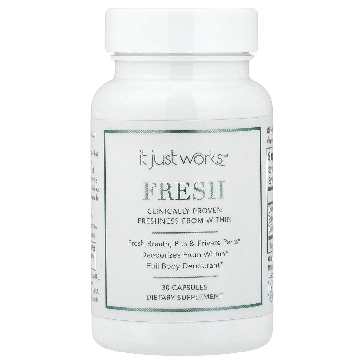 It Just Works, Fresh, 30 Capsules