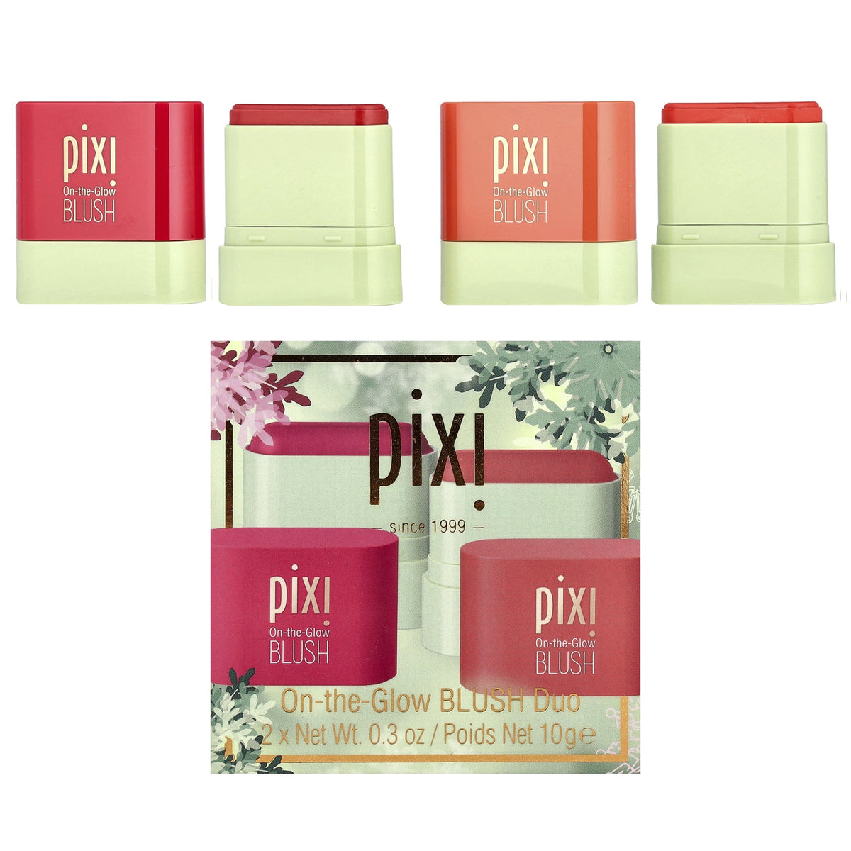 Pixi Beauty, On-The-Glow Blush Duo, 2 Count, 0.3 oz (10 g) Each