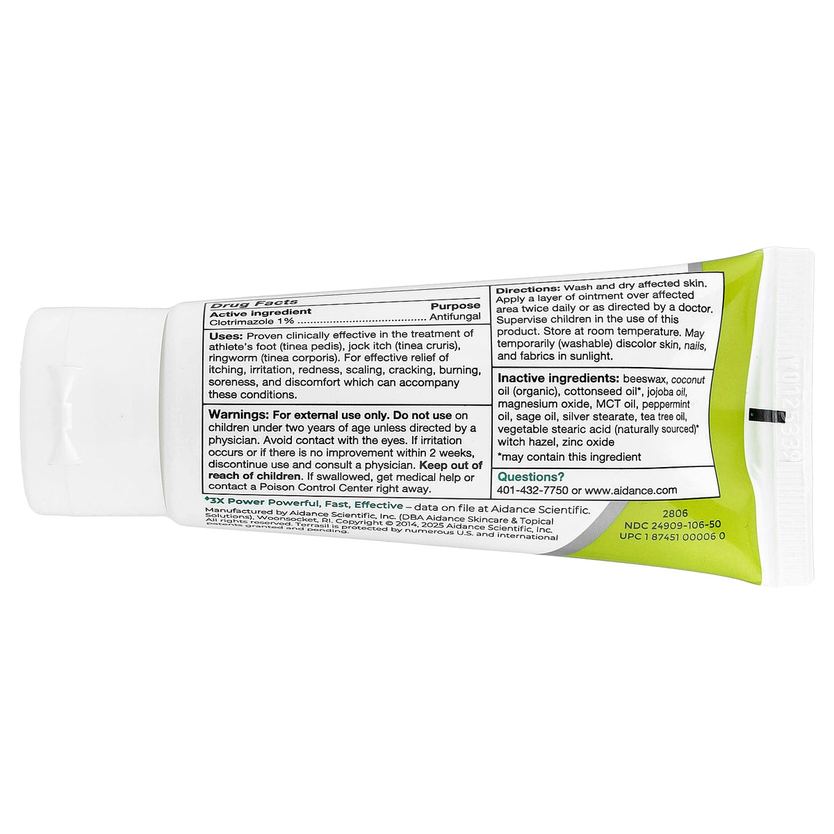 Terrasil, Antifungal Treatment, Maximum Strength, 1.7 oz (50 g)