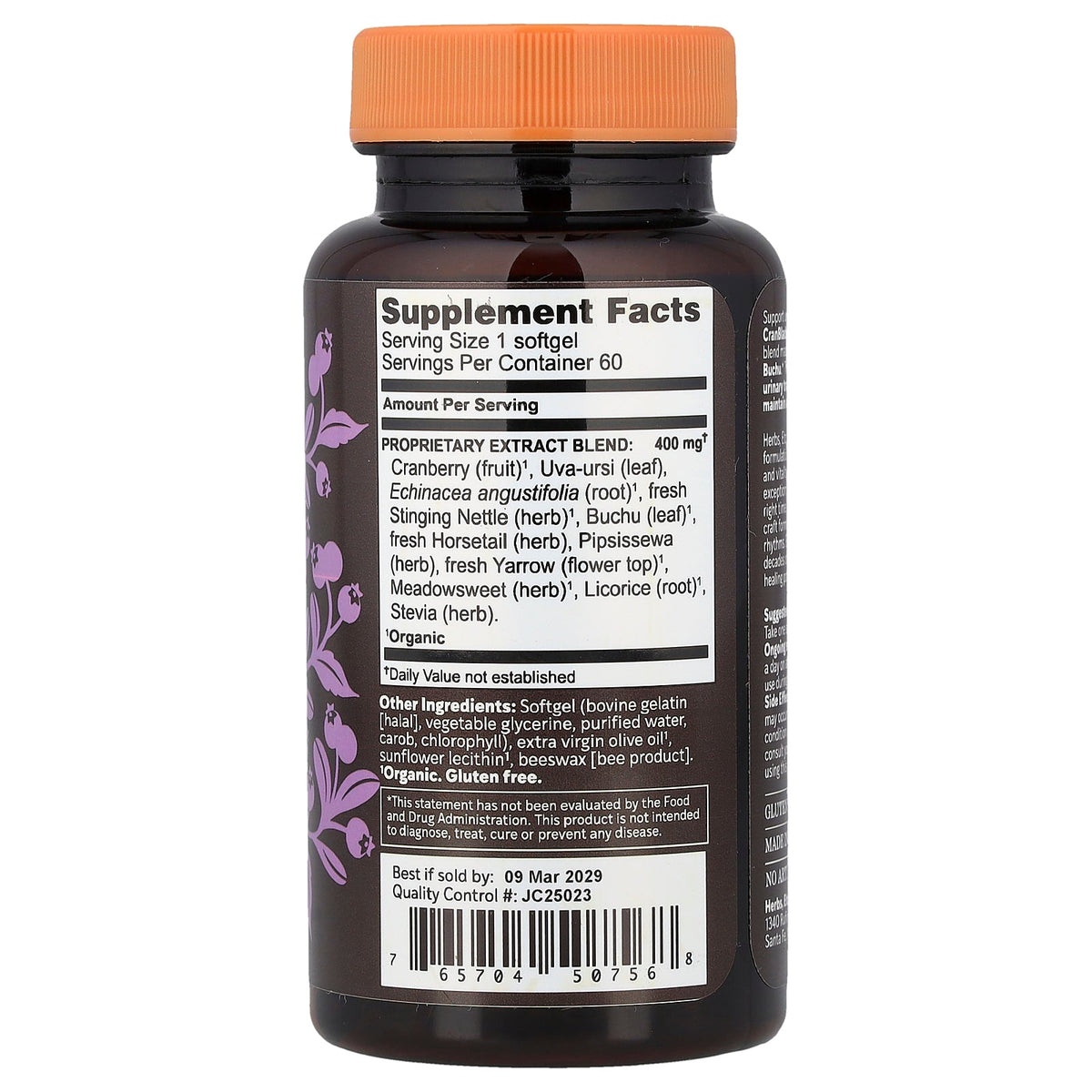 Herbs Etc., CranBladder ReLeaf®, 60 Softgels