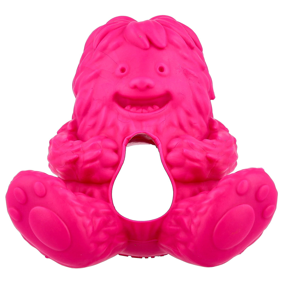 Puff & Play, Treat Dispenser, Yeti Dog Chew Nuggets, Pink, 4 Nuggets, 1 Dispenser