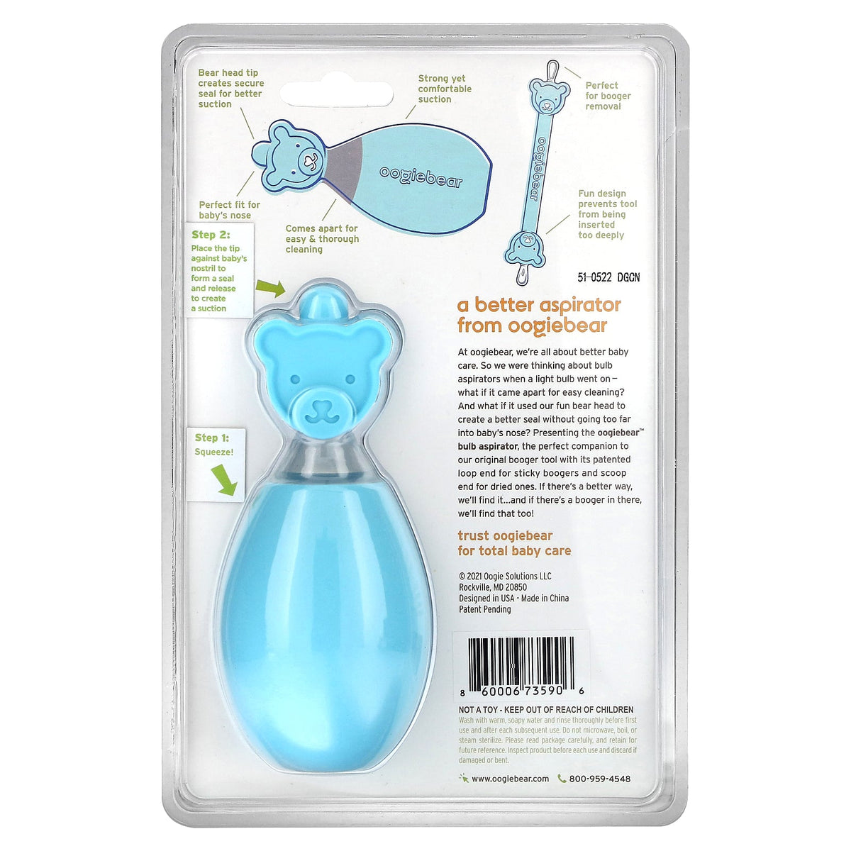 oogiebear, The Bear Pair, Blue, 2 Pieces