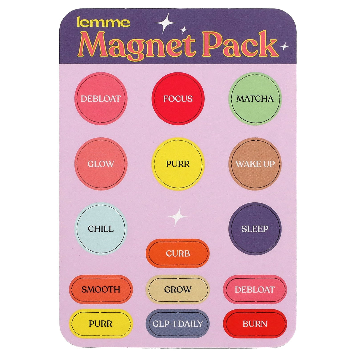 Lemme, Vitamin Case Travel Kit Magnets, 1 Count