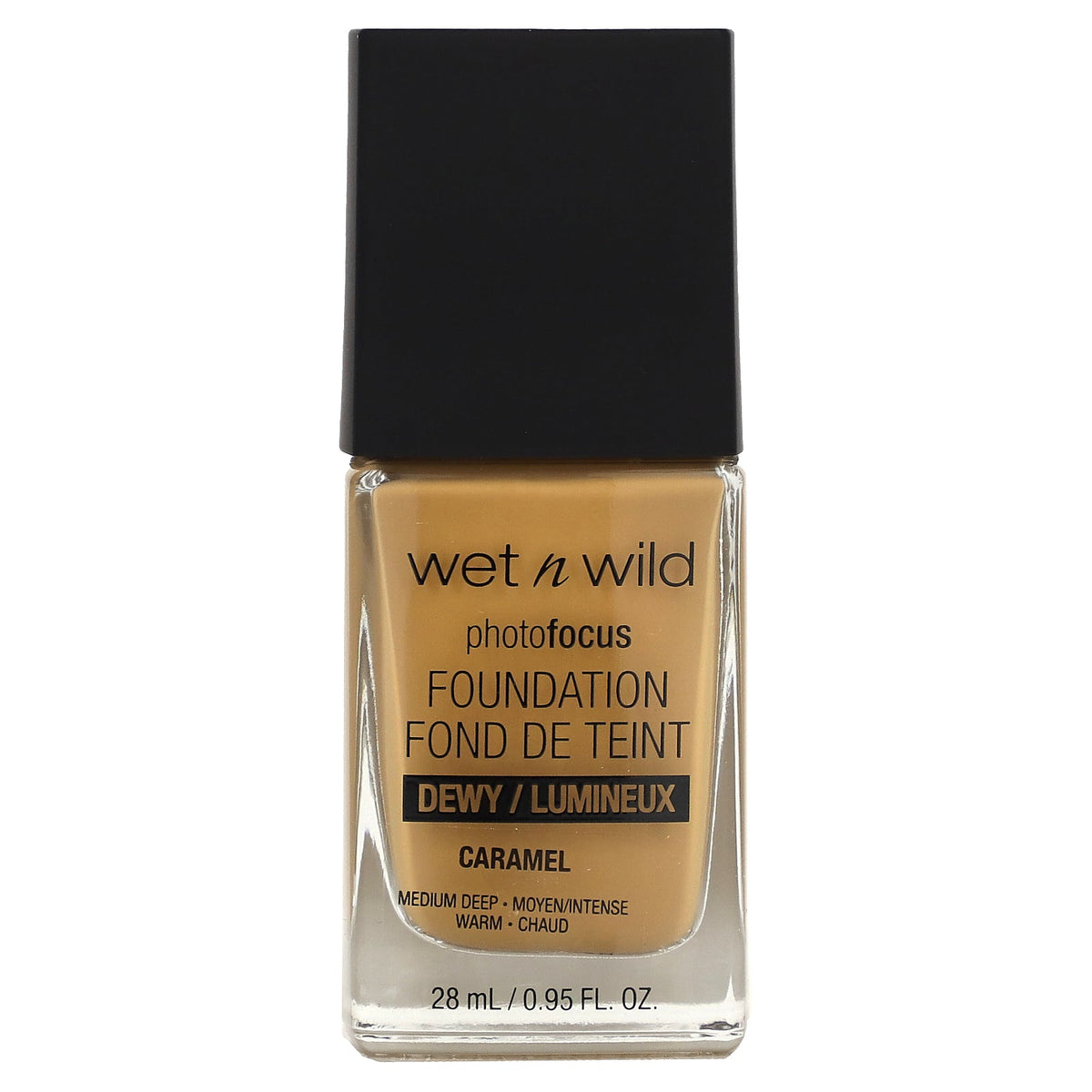 wet n wild, PhotoFocus, Foundation, Dewy, 1111530 Caramel, 0.95 fl oz (28 ml)