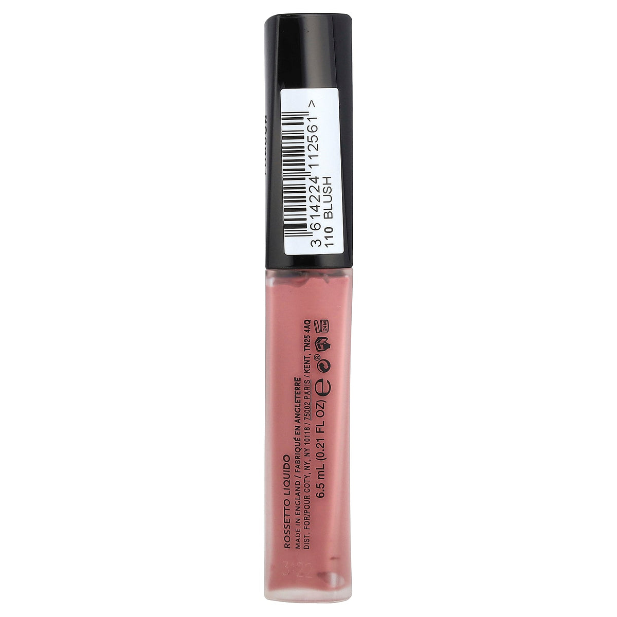 Rimmel London, Stay Matte, Liquid Lip Colour, 110 Blush, 0.21 fl oz (6.5 ml)