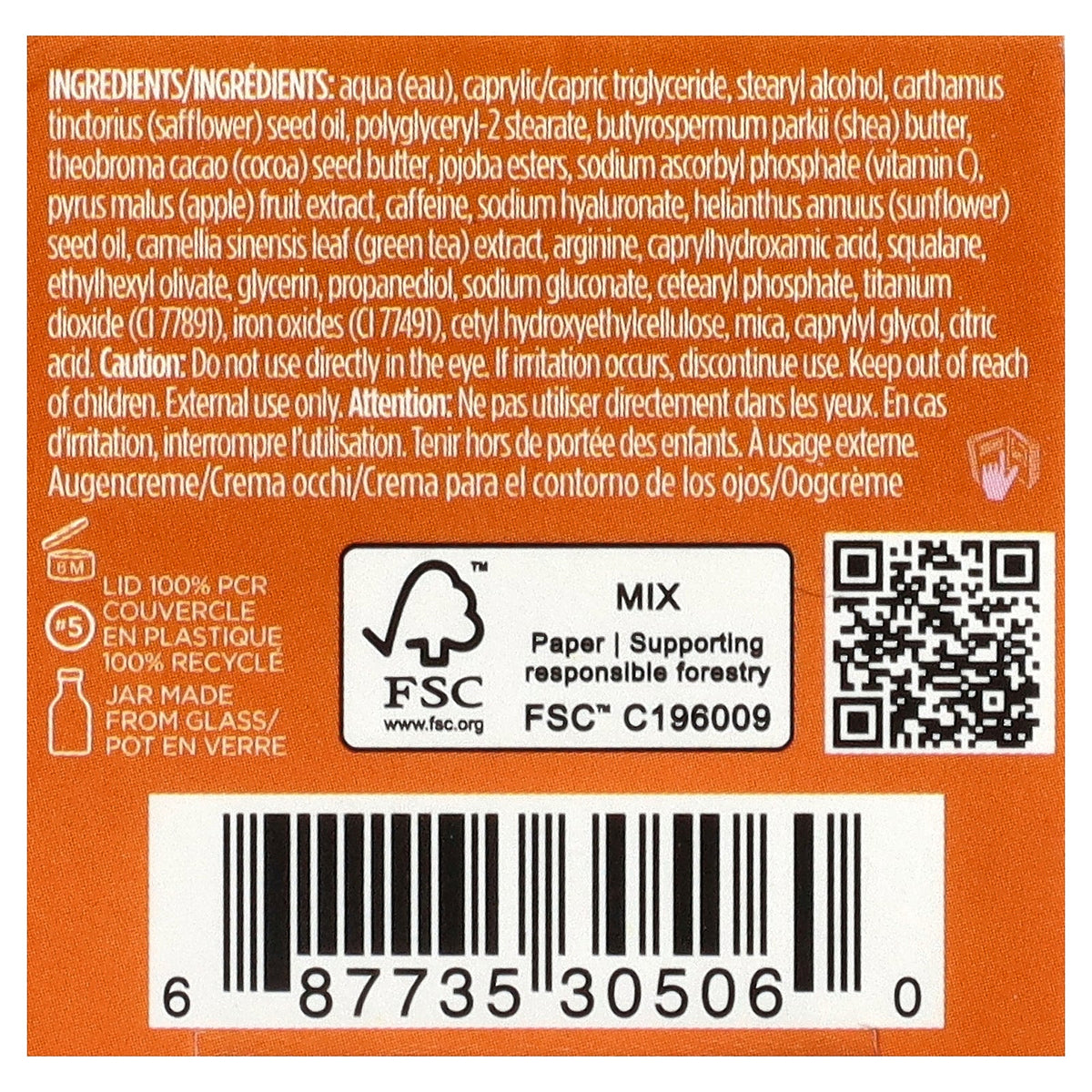 Pacifica, Glow Baby, Eye Bright Cream, 0.5 fl oz (15 ml)