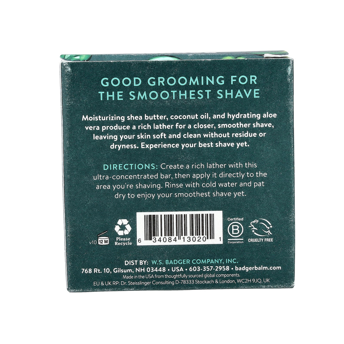 Badger, Shave Bar, 3.15 oz (89.3 g)