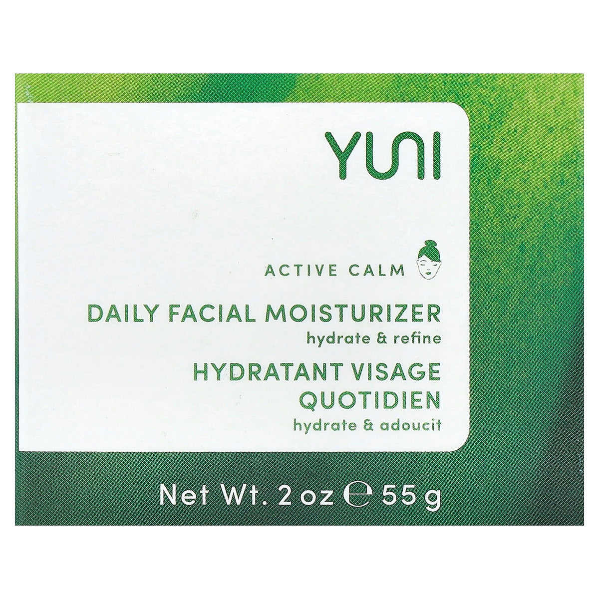 Yuni Beauty, Active Calm, Daily Facial Moisturizer, 2 oz (55 g)