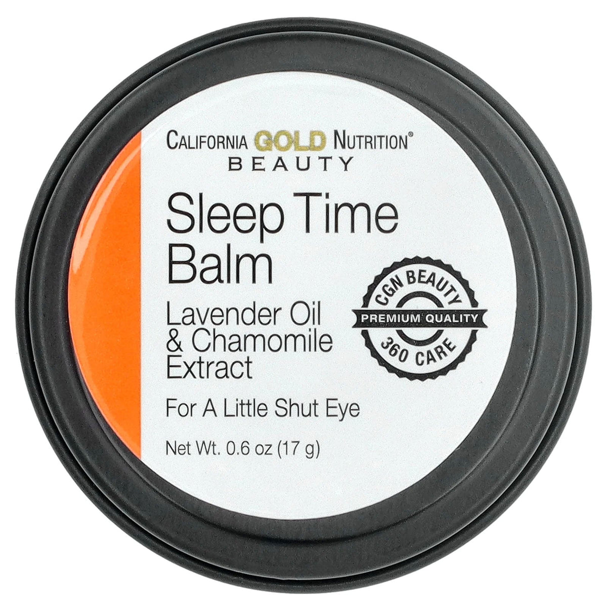 California Gold Nutrition, Beauty, Sleep Time Balm, Lavender & Chamomile, 0.6 oz (17 g)