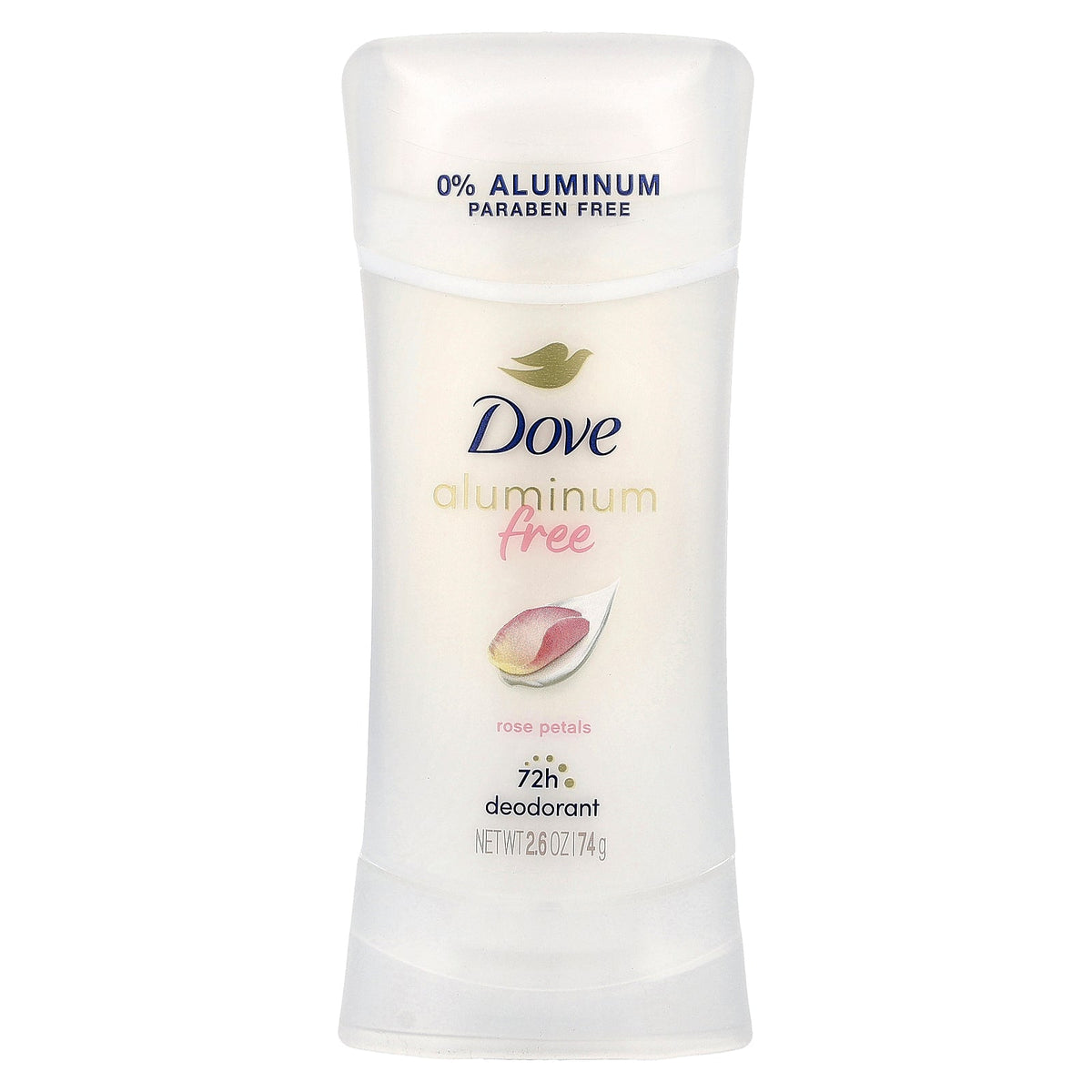 Dove, Aluminum Free Deodorant, Rose Petals, 2.6 oz (74 g)