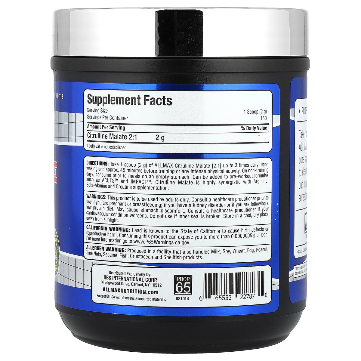 ALLMAX, Essentials, Citrulline Malate 2:1, 10.58 oz (300 g)