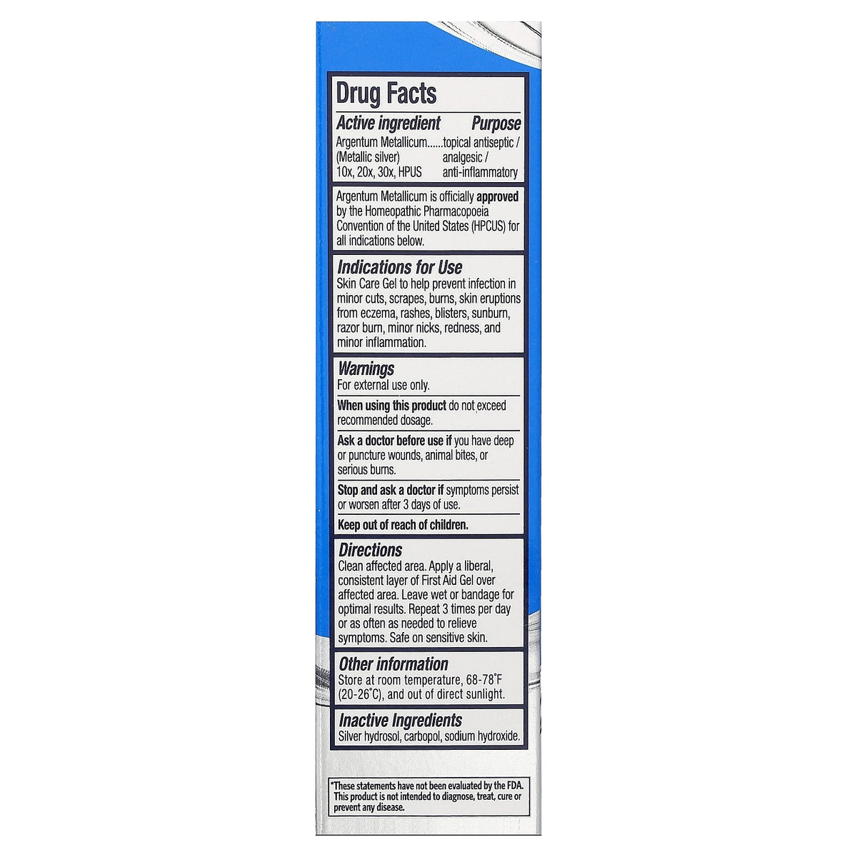Sovereign Silver, First Aid Gel, 0.5 fl oz (15 ml)