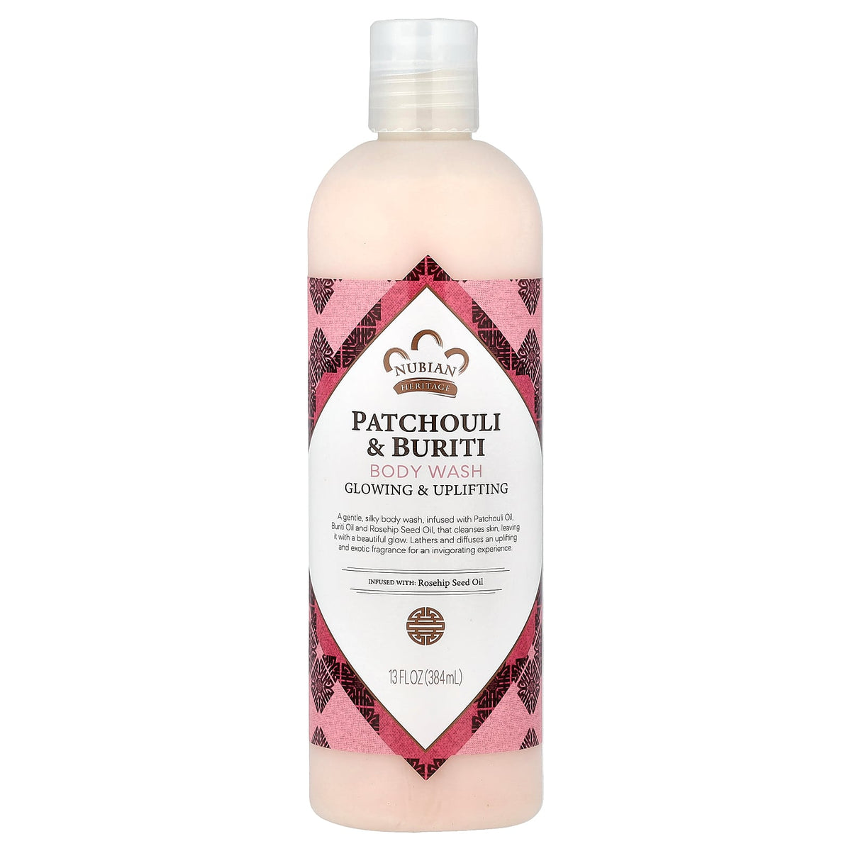 Nubian Heritage, Body Wash, Patchouli & Buriti, 13 fl oz (384 ml)
