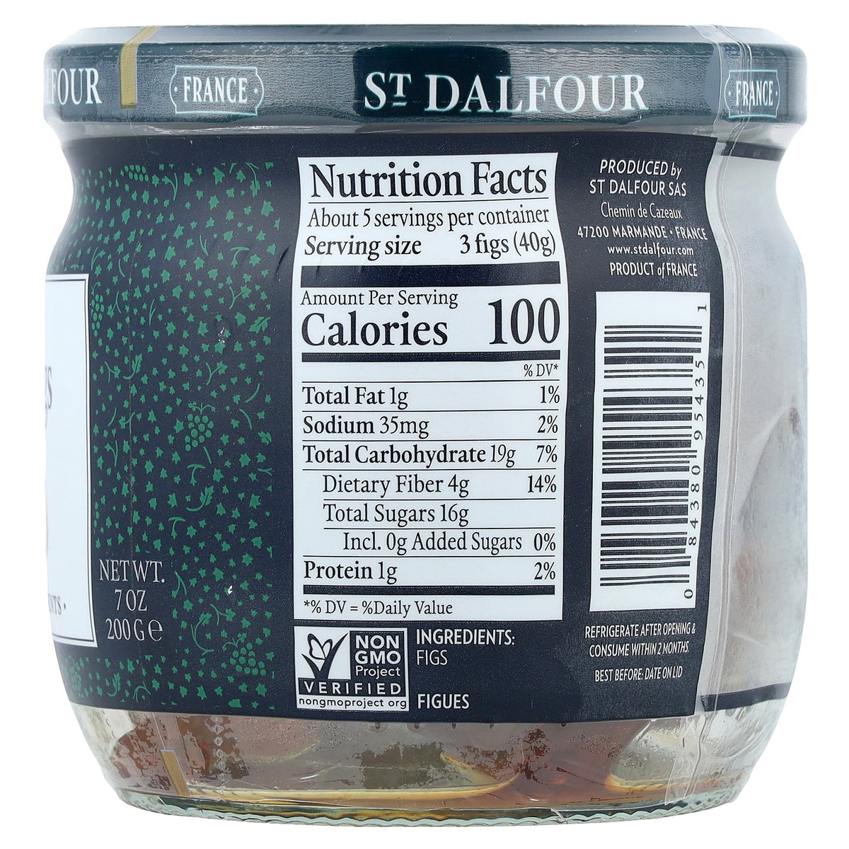 St. Dalfour, Deluxe Figs, Semi-Dried, 7 oz (200 g)