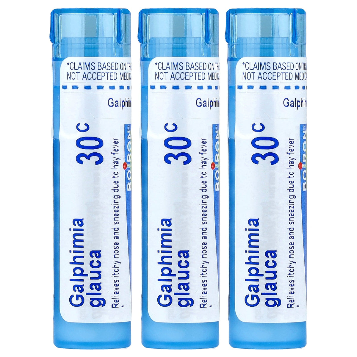 Boiron, Galphimia Meltaway Pellets, 3 Tubes, 80 Pellets Each