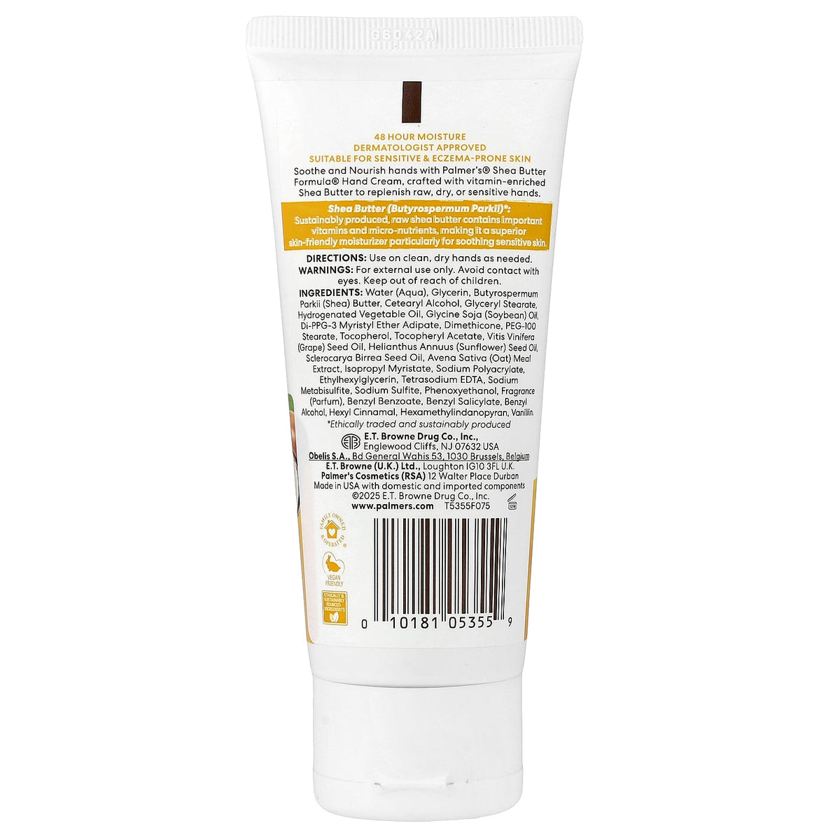 Palmer's, Shea Butter Formula® with Vitamin E, Hand Cream, 3.4 oz (96 g)