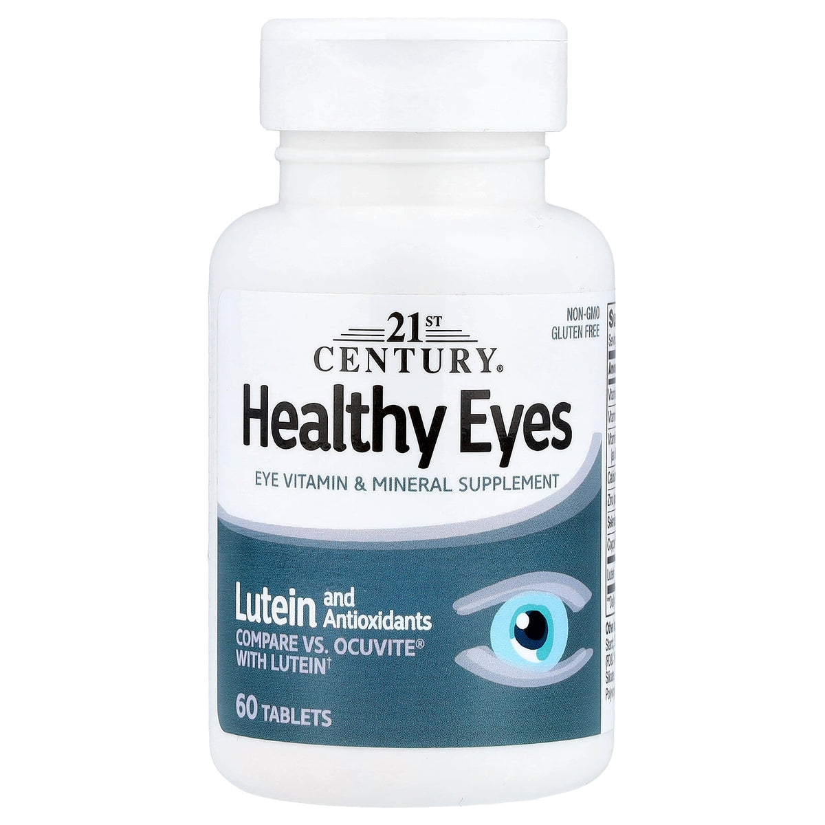 21st Century, Healthy Eyes, Lutein and Antioxidants, 60 Tablets