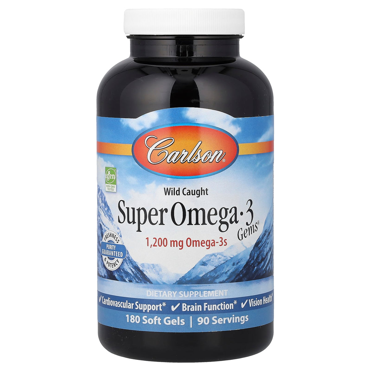 Carlson, Super Omega-3 Gems®, 180 Soft Gels