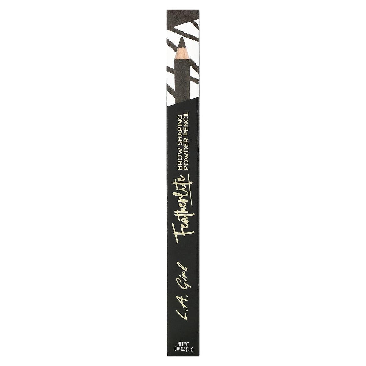 L.A. Girl, Featherlite Brow Shaping Powder Pencil, GBP393 Medium Brown, 0.04 oz (1.1 g)