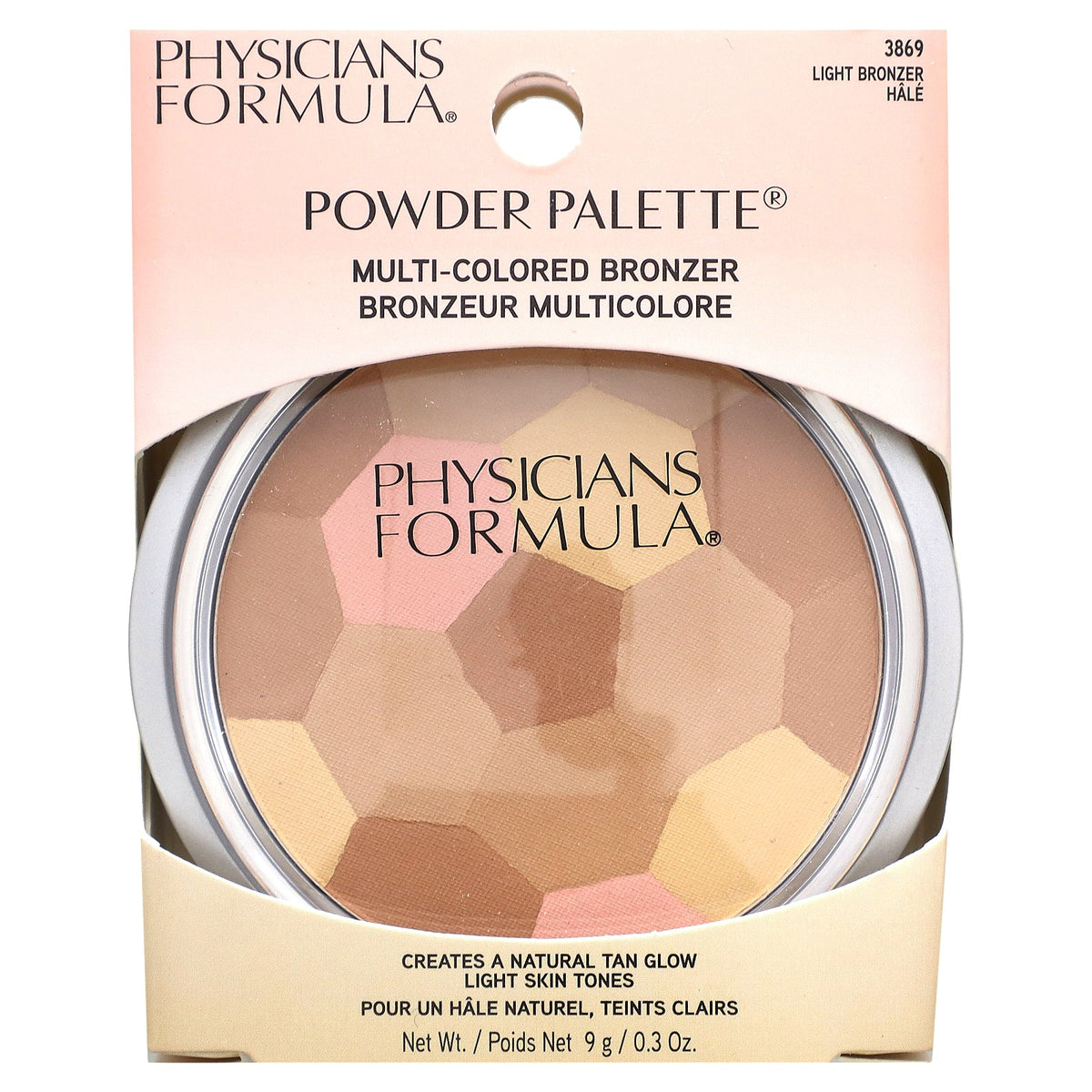 Physicians Formula, Powder Palette, Multi-Colored Bronzer, 3869 Light Bronzer, 0.3 oz (9 g)