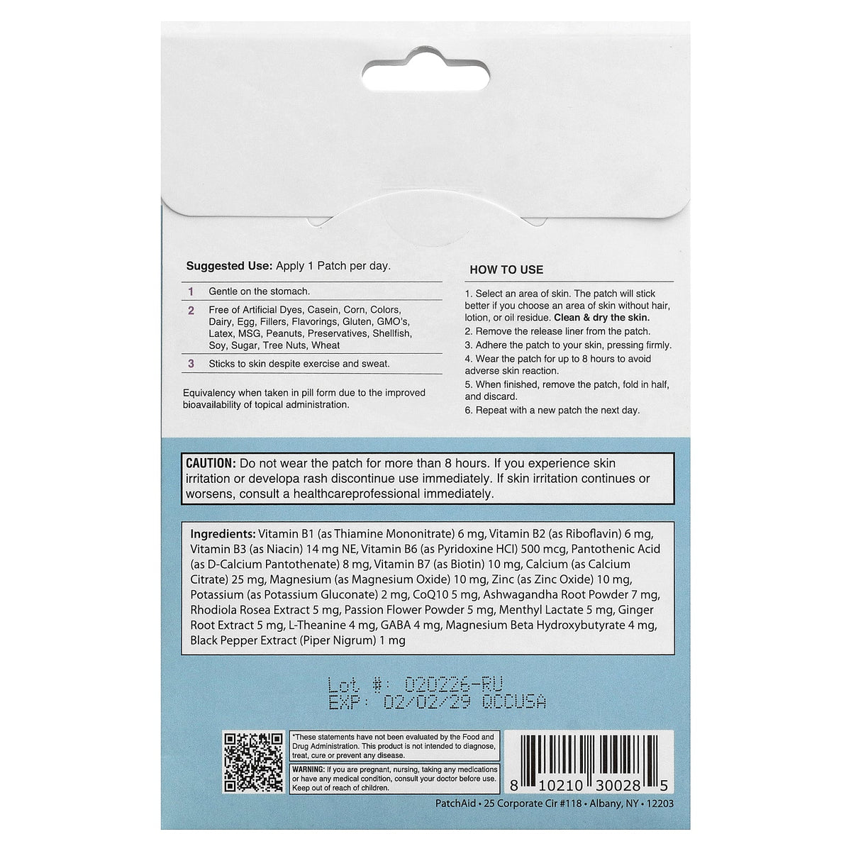 PatchAid, Relax & Unwind Patch, 30 Patches