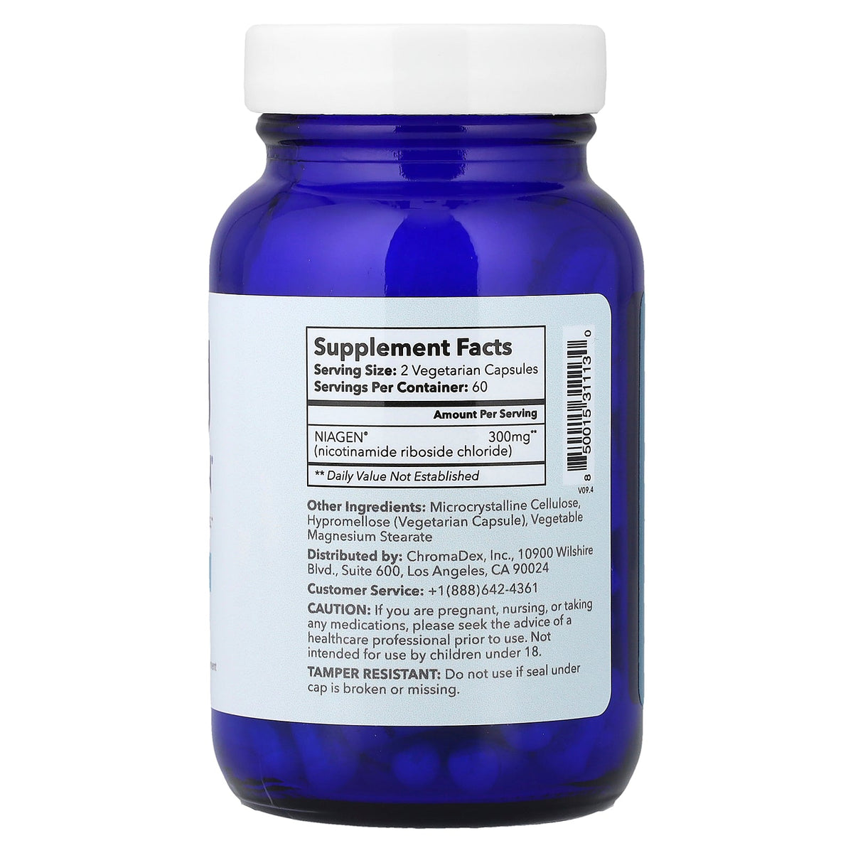 Tru Niagen, Nicotinamide Riboside Chloride, 120 Vegetarian Capsules (150 mg per Capsule)