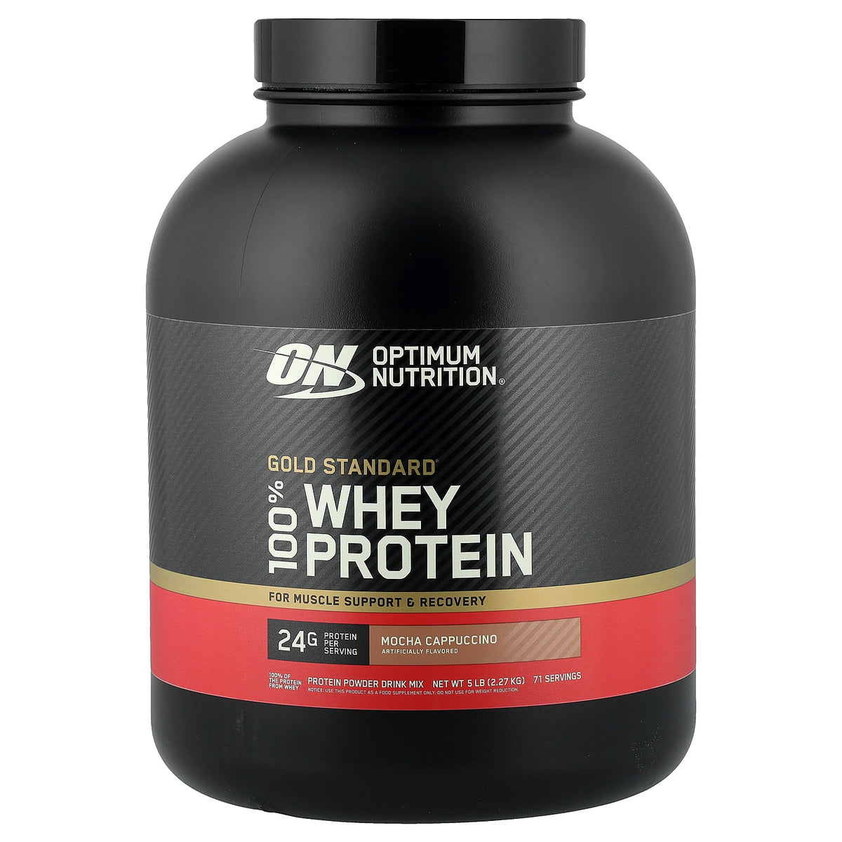 Optimum Nutrition, Gold Standard® 100% Whey Protein, Mocha Cappuccino, 5 lb (2.27 kg)