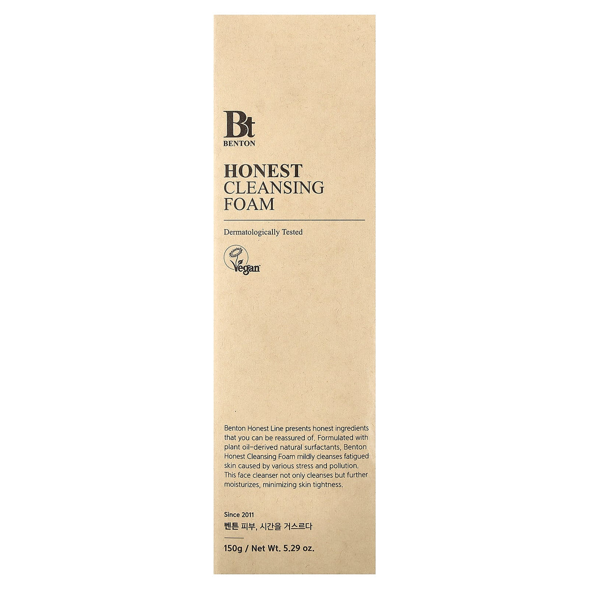 Benton, Honest Cleansing Foam, 5.29 oz (150 g)