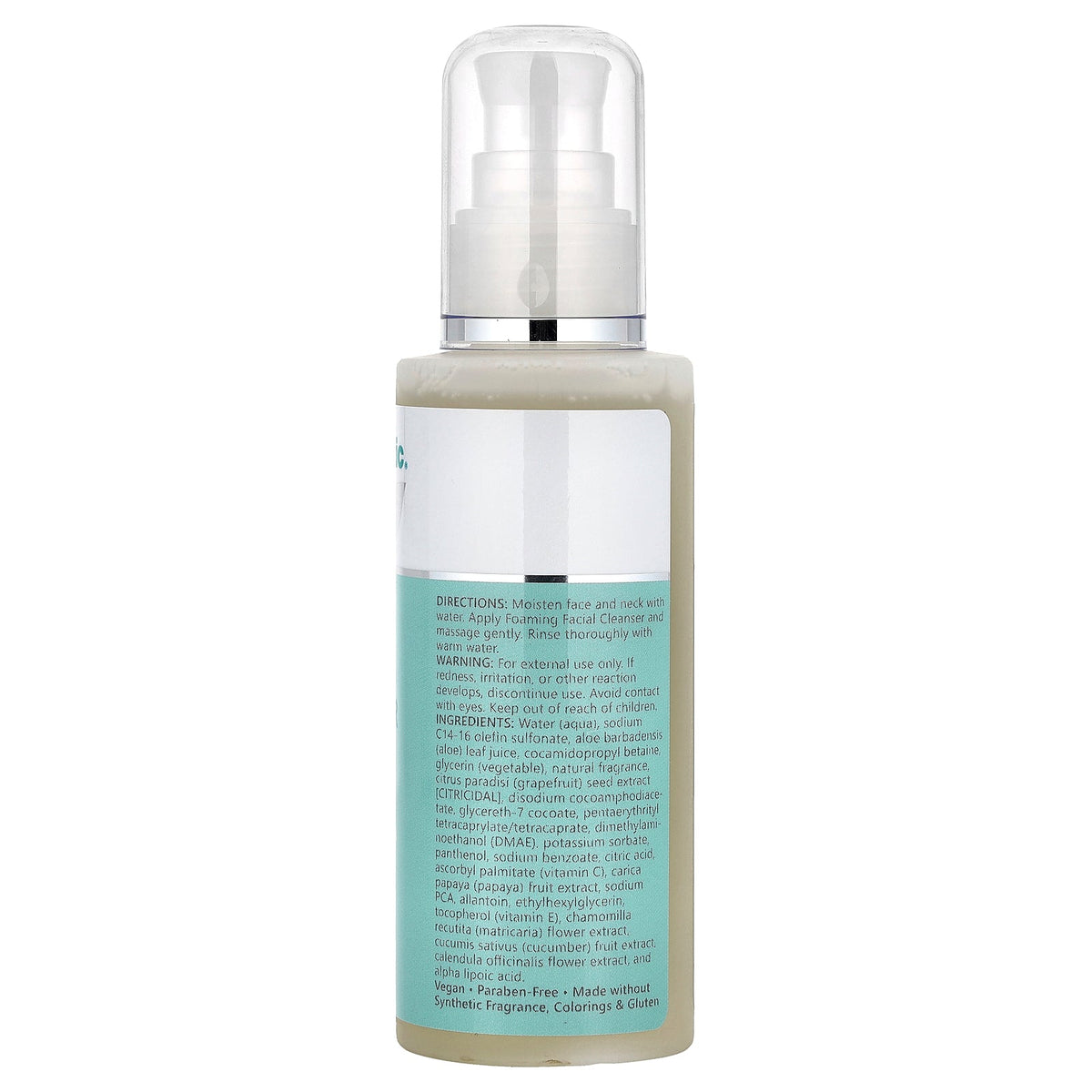 NutriBiotic, Advanced Skin Care, Foaming Facial Cleanser, 4.2 fl oz (125 ml)