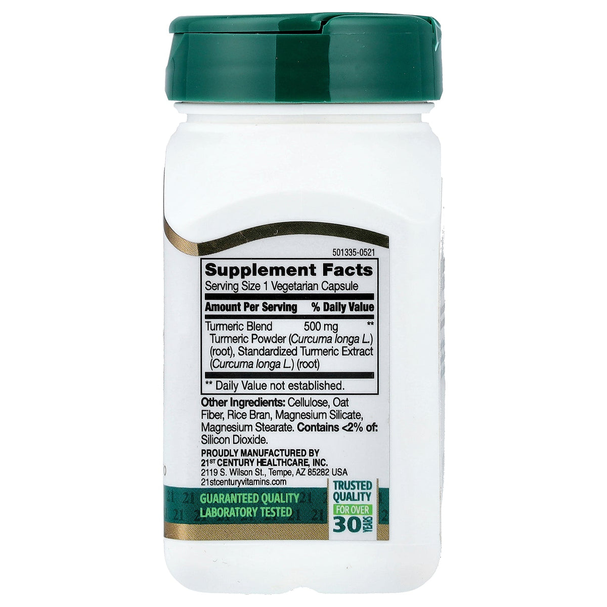 21st Century, Turmeric Complex, 500 mg, 60 Vegetarian Capsules
