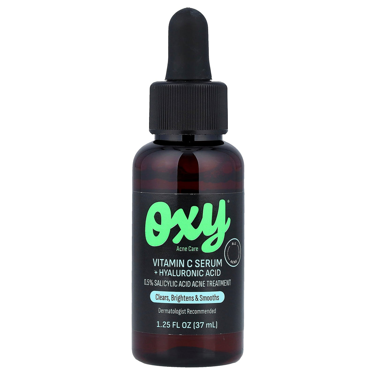 Oxy Skin Care, Vitamin C Serum + Hyaluronic Acid, 1.25 fl oz (37 ml)