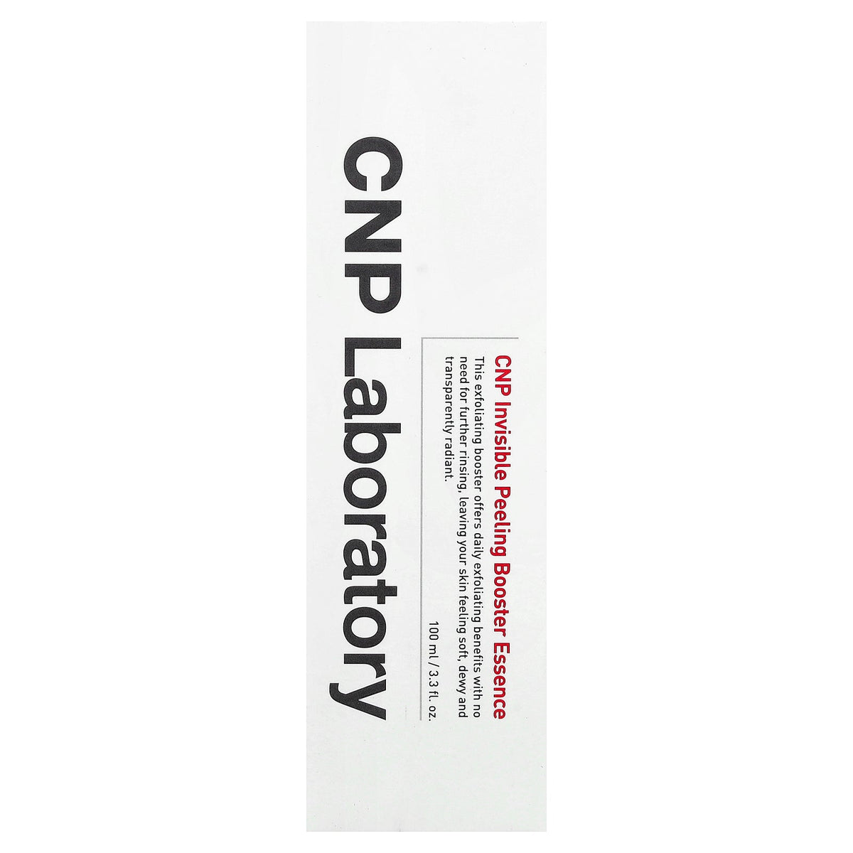 CNP Laboratory, Invisible Peeling Booster Essence, 3.3 fl oz (100 ml)