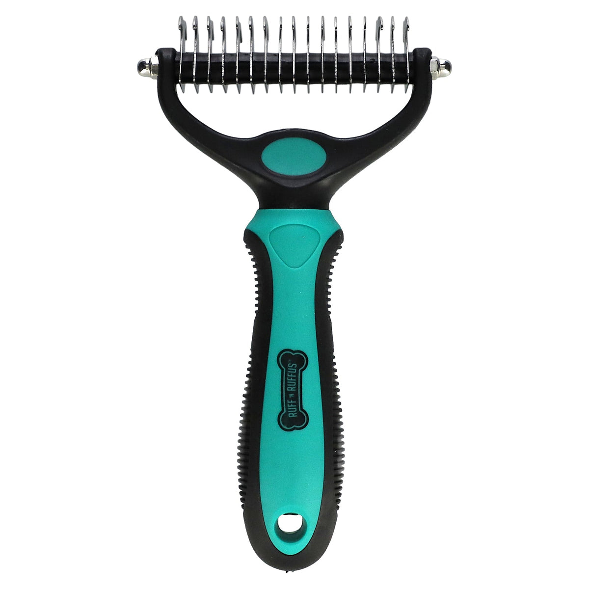 Ruff 'N Ruffus, Grooming Kit for Cats and Dogs, Gel Rake & Nail Clipper, Agua, 1 Gel Rake 1 Nail Clipper