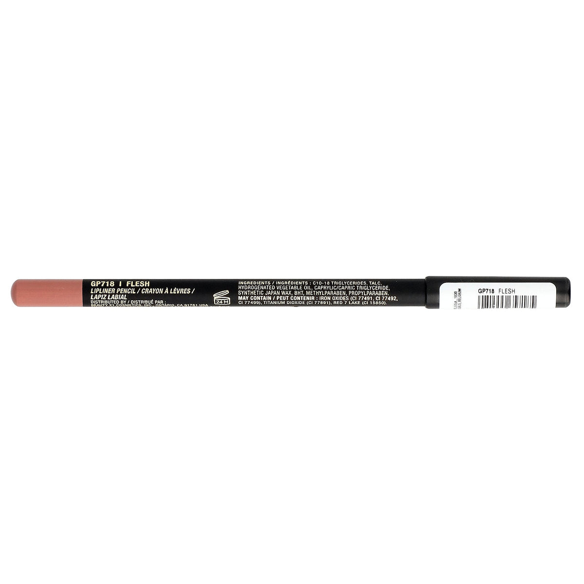 L.A. Girl, Perfect Precision, Lipliner Pencil, GP718 Flesh, 0.05 oz (1.49 g)