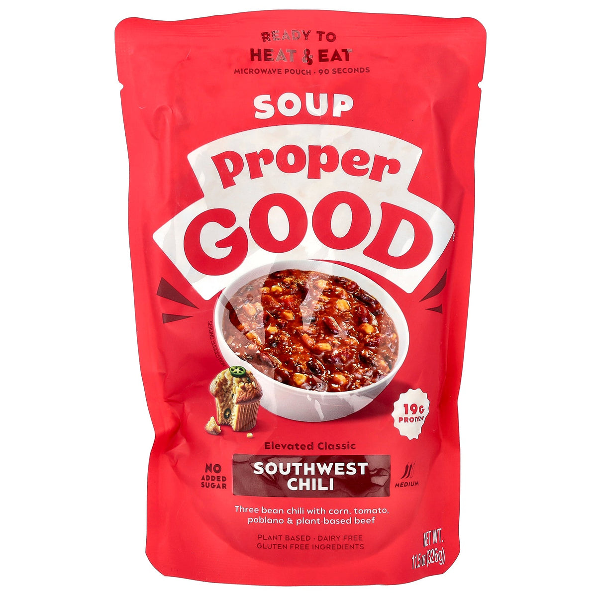 Proper Good, Ready To Heat & Eat, Southwest Chili, Medium, 11.5 oz (326 g)