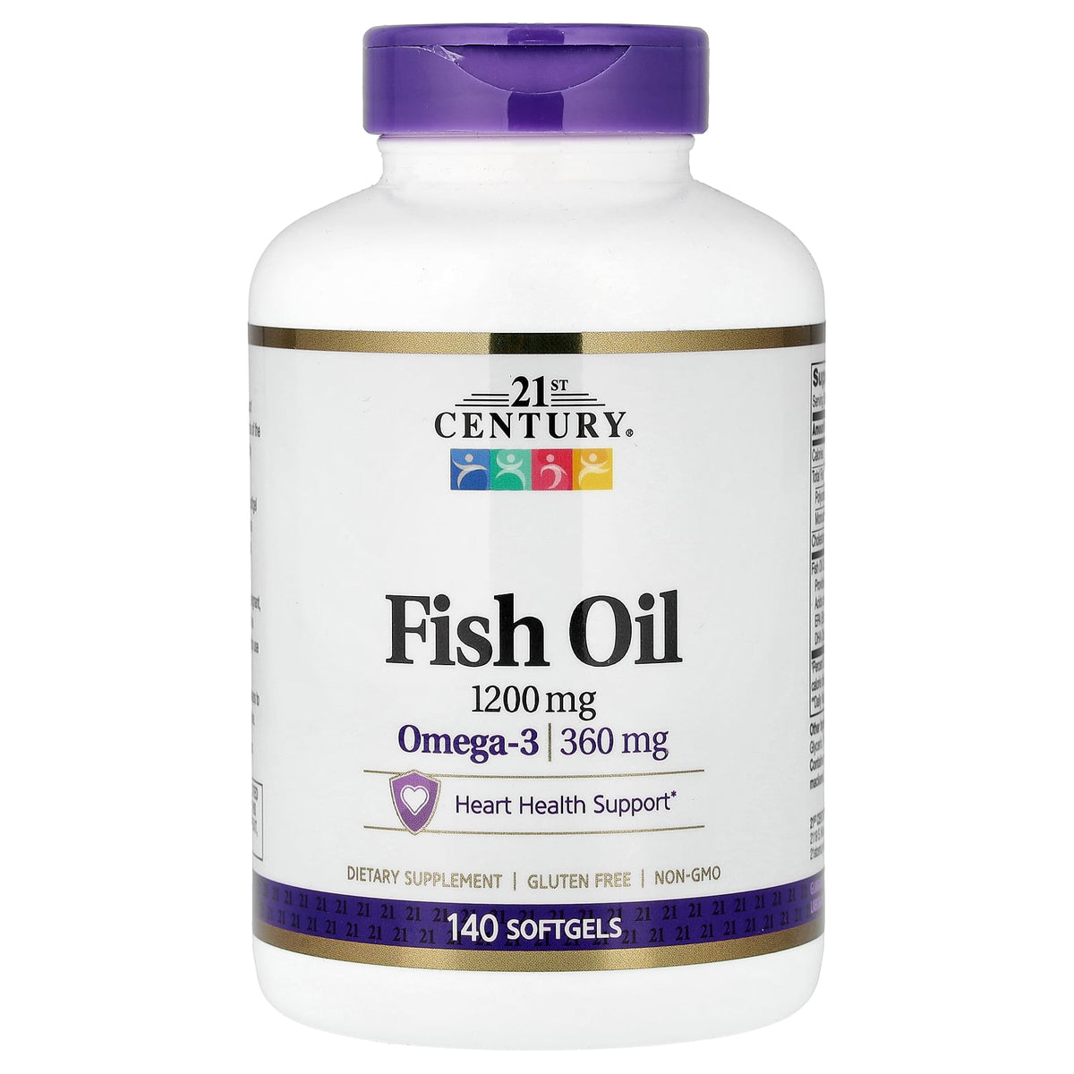 21st Century, Fish Oil, 1,200 mg, 140 Softgels