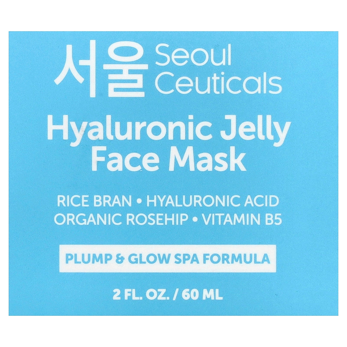 SeoulCeuticals, Hyaluronic Jelly Beauty Face Mask, 2 fl oz (60 ml)