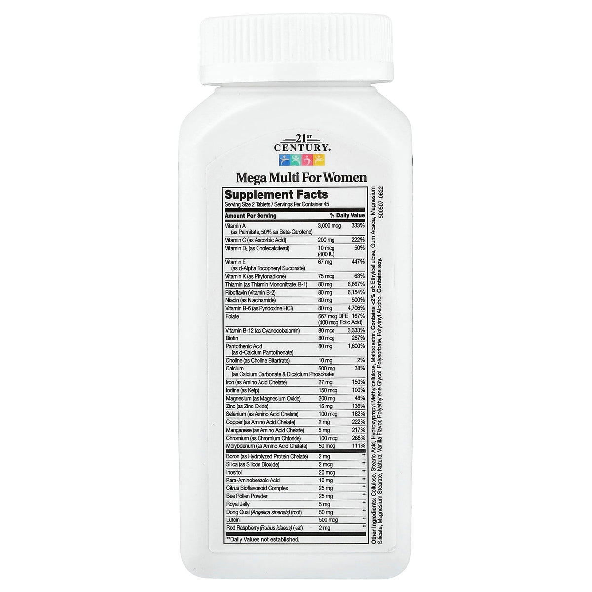21st Century, Mega Multi for Women, 90 Tablets