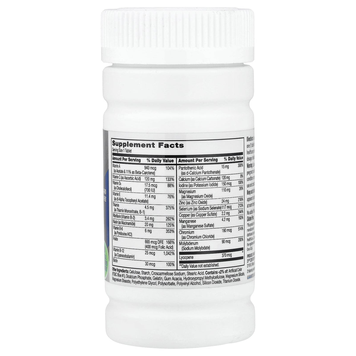 21st Century, One Daily, Men's 50+, 100 Tablets