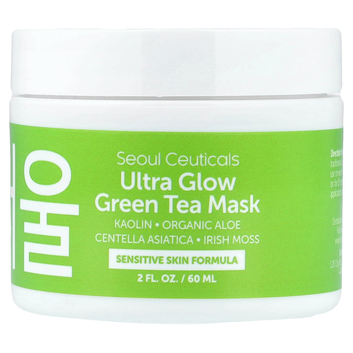 SeoulCeuticals, Ultra Glow Green Tea Beauty Mask, 2 fl oz (60 ml)