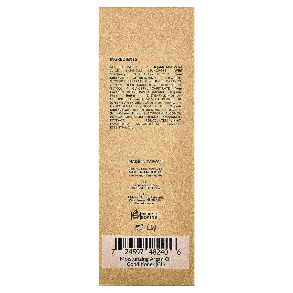 Tree To Tub, Moisturizing Argan Oil Conditioner, For Dry Hair & Sensitive Scalp, Relaxing Lavender , 8.5 fl oz (250 ml)