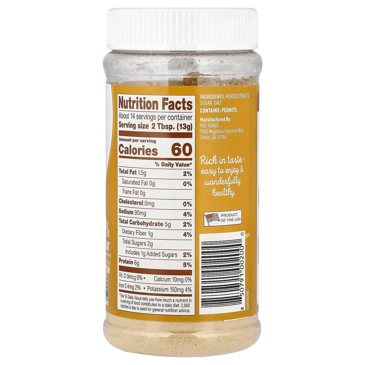 PB2 Foods, Original Powdered Peanut Butter, 6.5 oz (184 g)
