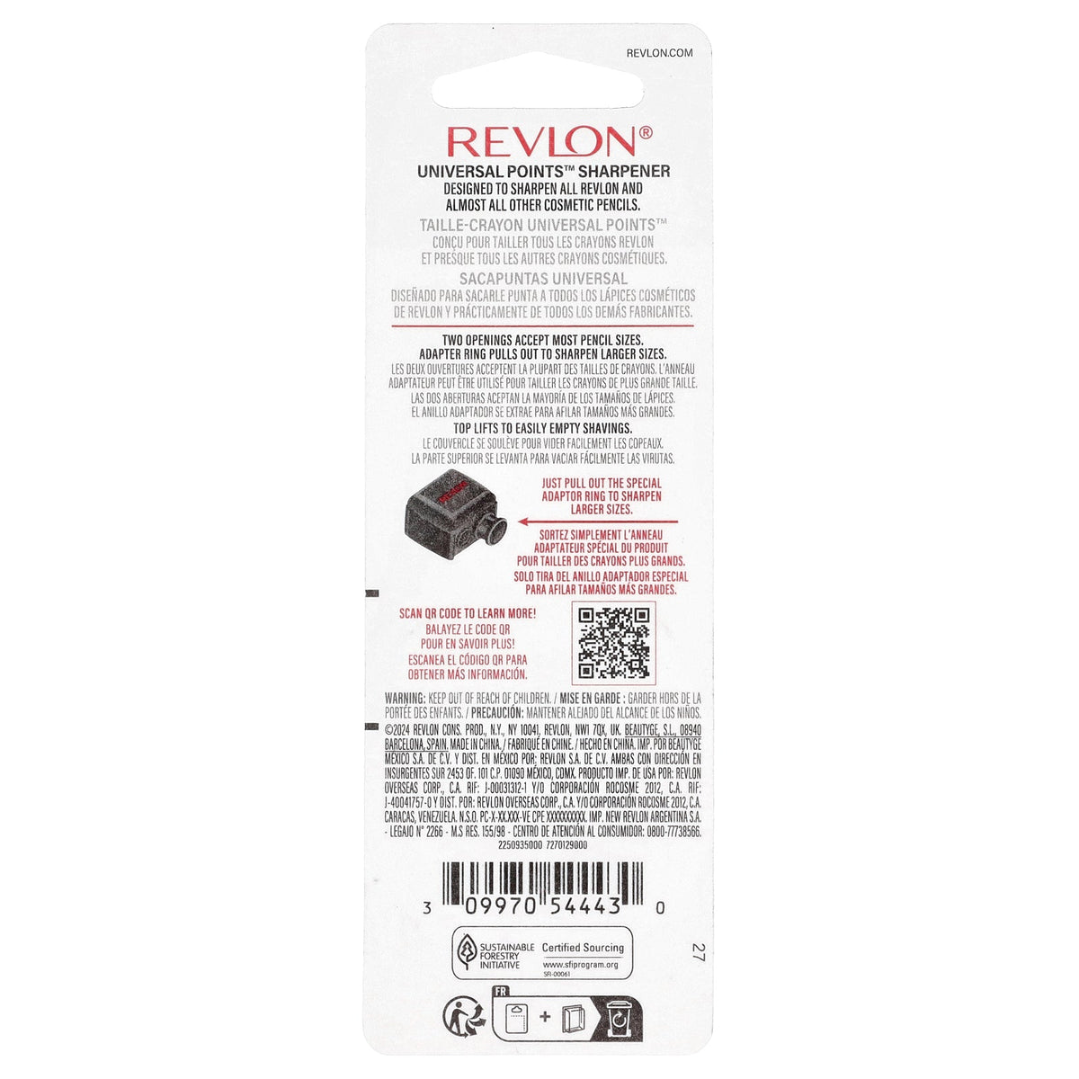 Revlon, Universal Points™ Sharpener, 1 Count