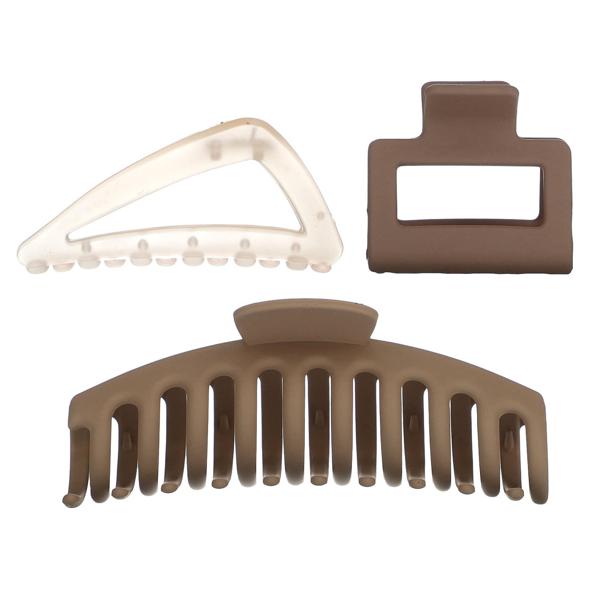 Kitsch, Assorted Oversized Claw Clip, 3 Clips