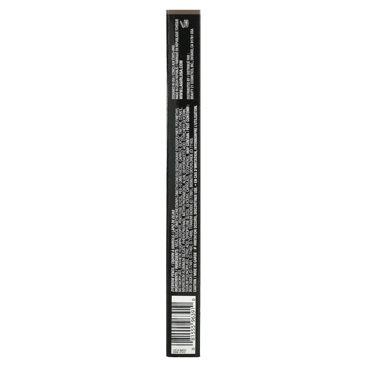 L.A. Girl, Featherlite Brow Shaping Powder Pencil, GBP391 Dark Blonde, 0.04 oz (1.1 g)