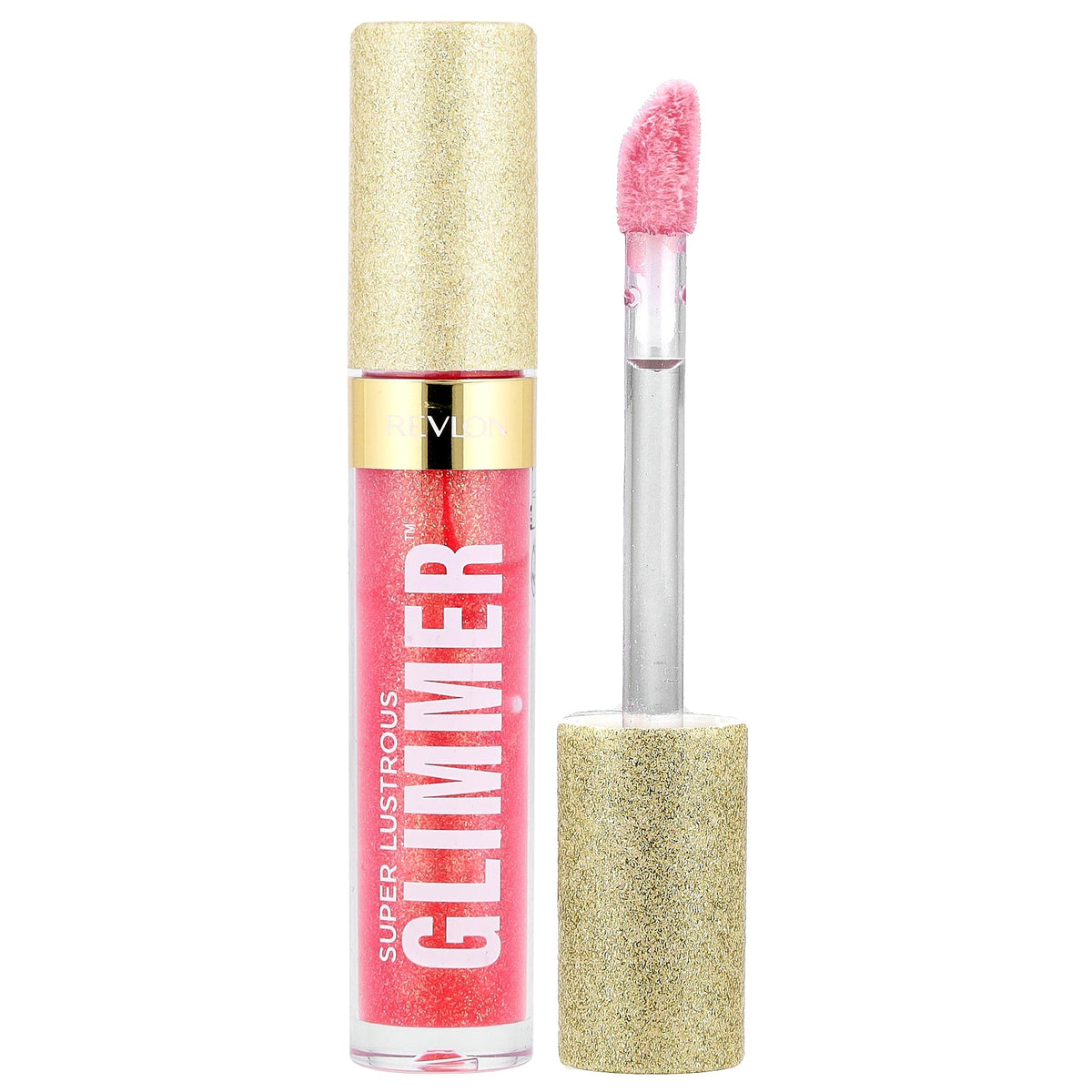 Revlon, Super Lustrous Glimmer™ Gloss, 007 Haute Honey, 0.13 fl oz (3.8 ml)