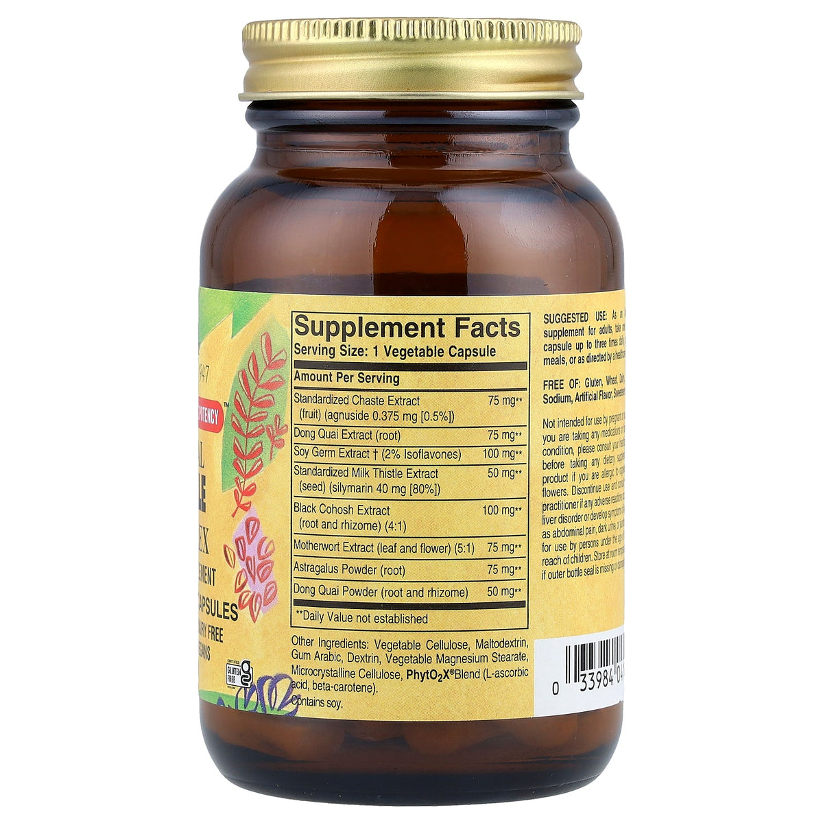 Solgar, Herbal Female Complex, 50 Vegetable Capsules