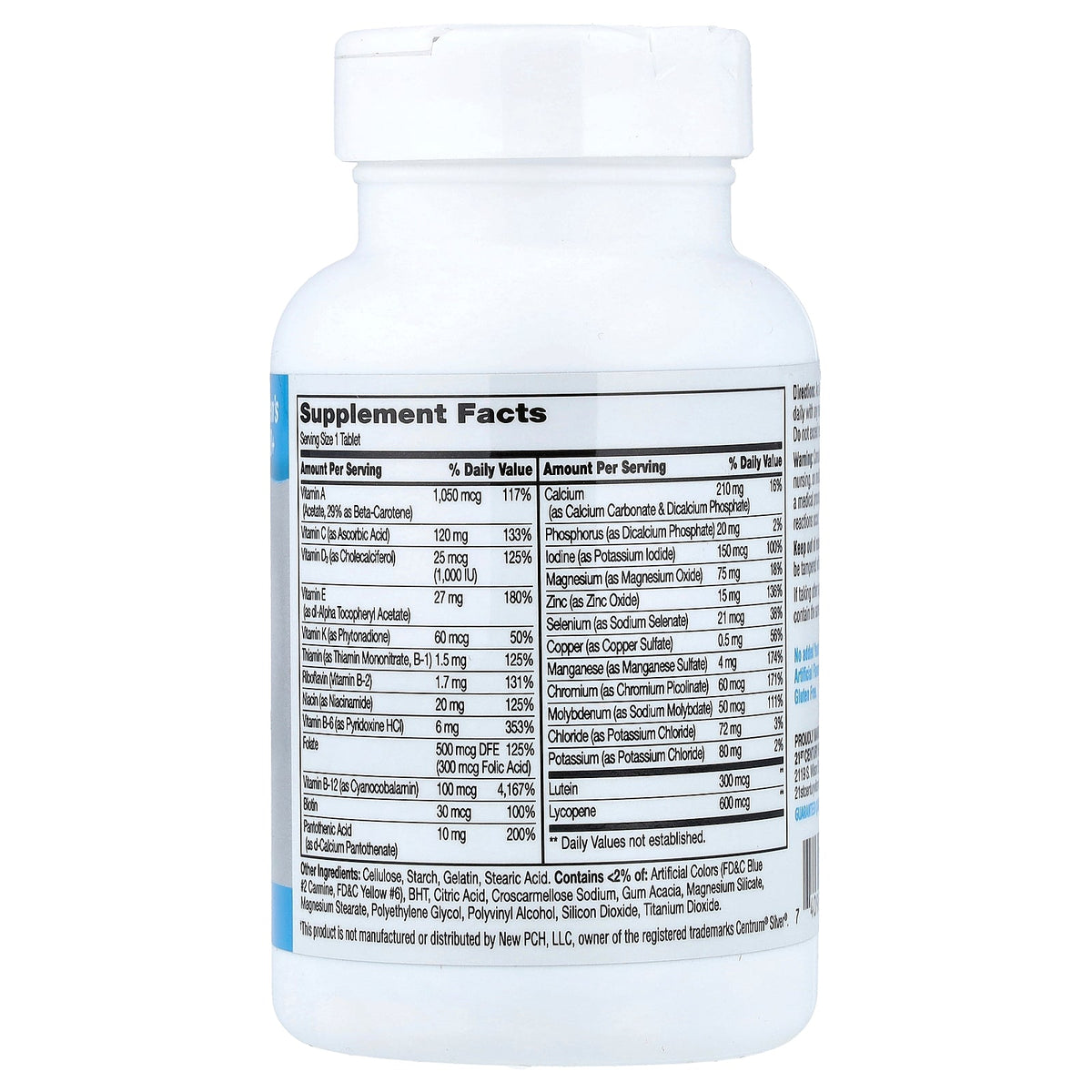 21st Century, Sentry Senior, Men's 50+, Multivitamin & Multimineral Supplement, 100 Tablets